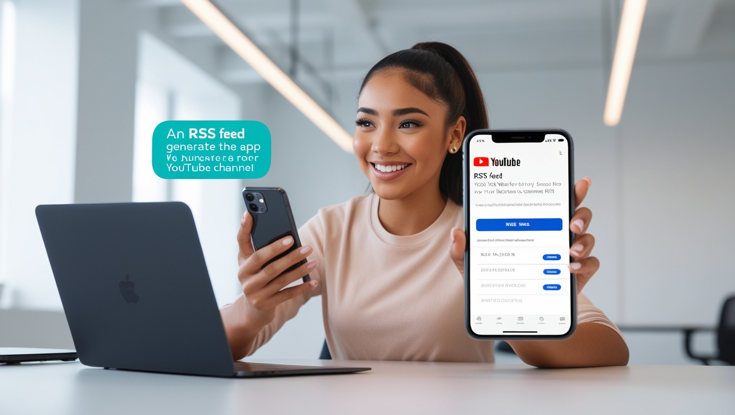 aplicacion en linea para obtener el enlace del feed rss de tu canal de youtube
