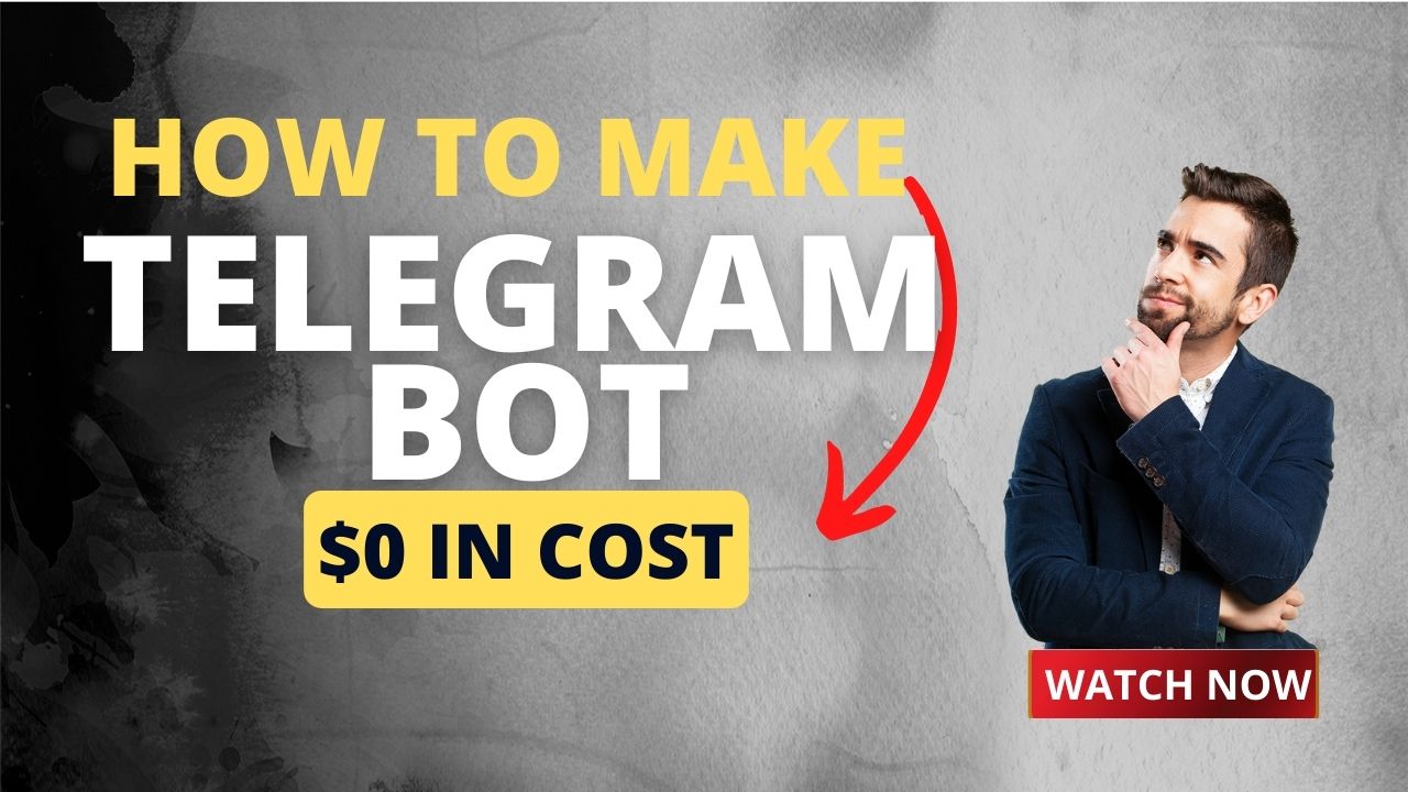 To build a Telegram bot without hosting with zero dollar in cost