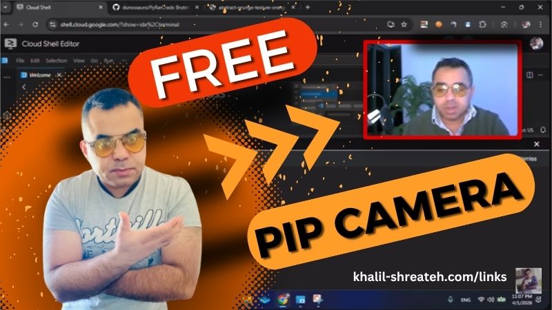 Free PIP Camera Picture in Picture allows you to place your camera video on top of any other windows in your windows